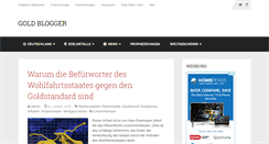 Desktop Screenshot of goldblogger.de