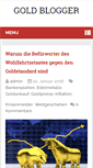 Mobile Screenshot of goldblogger.de
